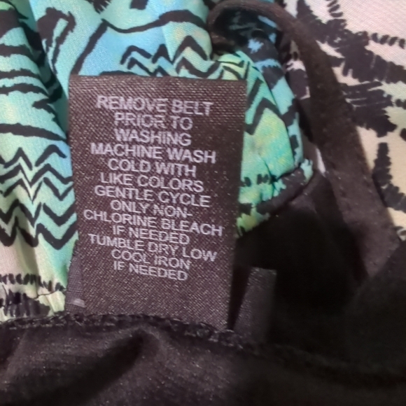 Sexy Black 🖤 & 💚Sea Green Cocktail Dress Hi-Low Strapless Size M Rue 21 NWT - Picture 5 of 13